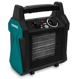 VONROC Elektrisk varmeblæser - 2000W/3000W - keramisk - 2 varmeindstillinger & køleblæser - termostat - 30m2