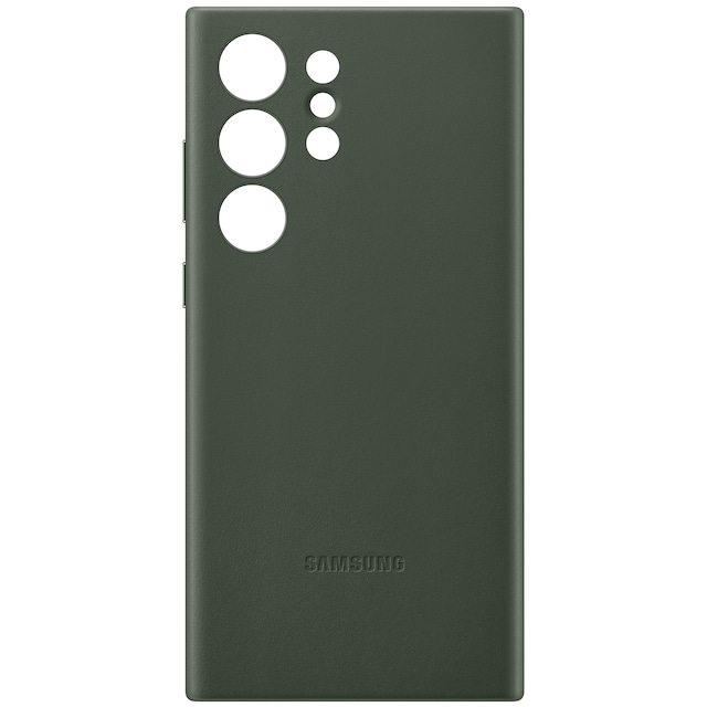 Samsung Galaxy S23 Ultra Leather cover (grøn)