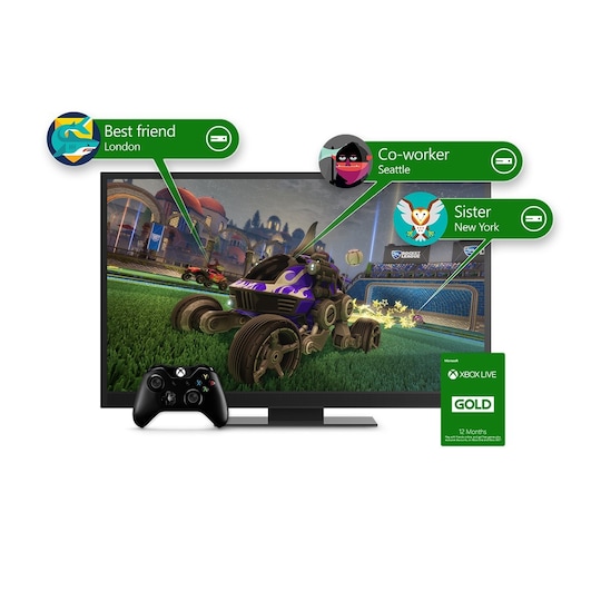 Xbox LIVE Prepaid 12 Mnd Gold Membership Card Download | Elgiganten