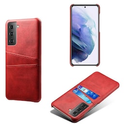 Retro cover med slots Samsung Galaxy S23 Plus - Rød