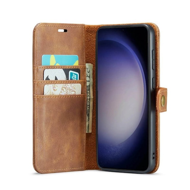 Wallet DG-Ming 2i1 Samsung Galaxy S23 - Brun