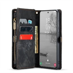 Multi Wallet CaseMe 11-kort Samsung Galaxy S23 Plus - Sort/Grå