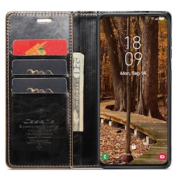 CaseMe Wallet 3-kort Samsung Galaxy S23 Plus - Brun