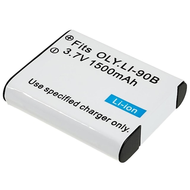 LI-90B batteri til Olympus SP110/XZ-2/TG-4/DB-110-TG-5/GRIII/TG1 osv