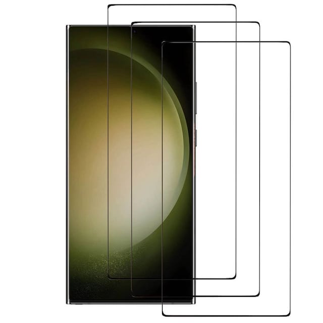 3-stk 5D glas skærmbeskytter Samsung Galaxy S23 Ultra