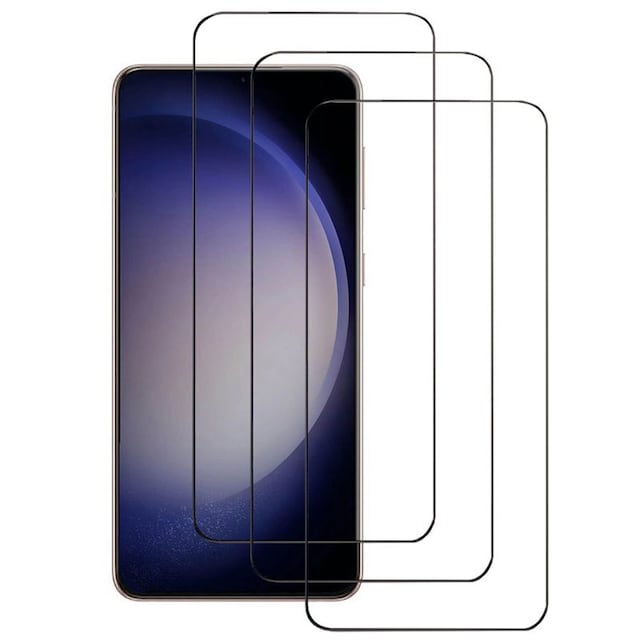 3-stk 5D glas skærmbeskytter Samsung Galaxy S23