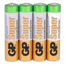 batterier Super AA alkaline pr. 4 stk