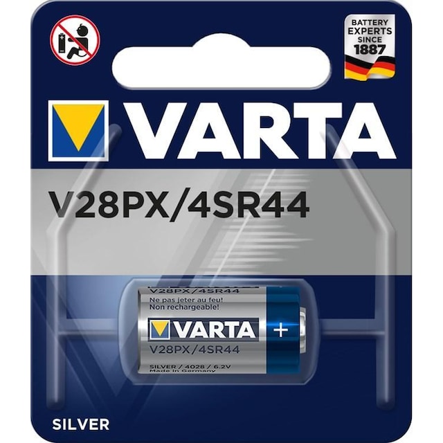 Varta 4SR44 (4028) batteri, 1 stk. blister