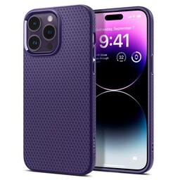 Spigen iPhone 14 Pro Max Cover Liquid Air Deep Purple