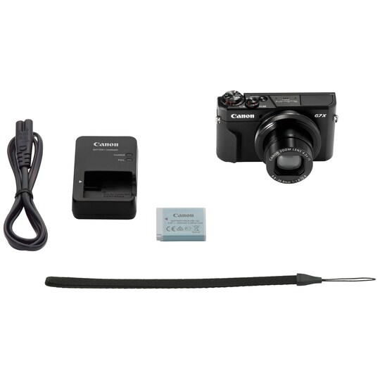 Canon PowerShot G7X Mark 2 kompakt kamera (sort) | Elgiganten