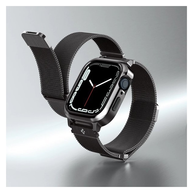 Spigen Apple Watch 40mm Armbånd Metal Fit Pro Graphite