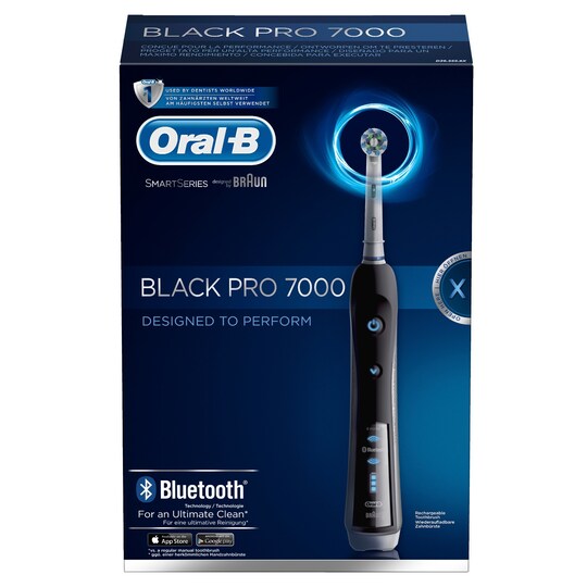 Oral B Black SmartSeries 7000 elektrisk tandbørste | Elgiganten