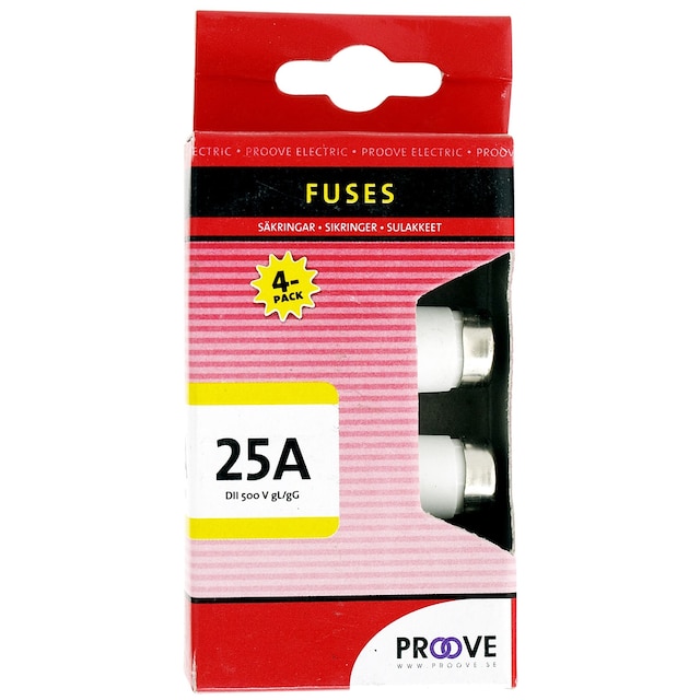 Proove Sikring 25A (4Stk.)