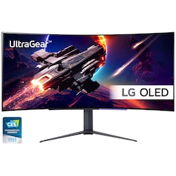 LG UltraGear 45GR95 45" buet OLED gaming-skærm