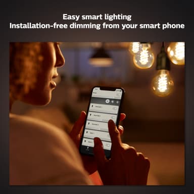 Philips Hue W elpære 7,2W Filament ST64 E27