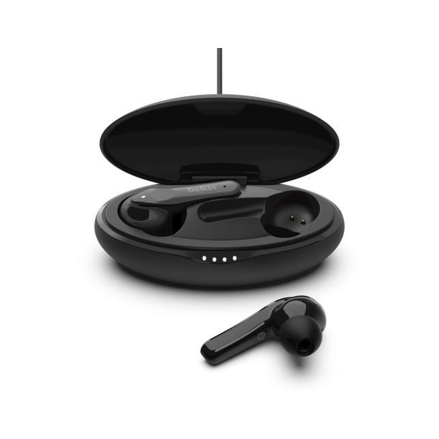 Belkin True Earbuds Soundform Move In-ear, mikrofon, trådløs, sort