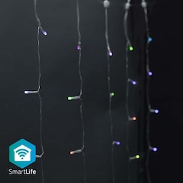 Nedis SmartLife jluelys | Gardin | Wi-Fi | RGB | 180 LED s | 3 m | Android™ / IOS