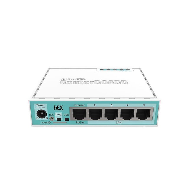 MikroTik Router RB750Gr3 10/100/1000 Mbit/s, Ethernet LAN (RJ-45) porte 5, 1xUSB