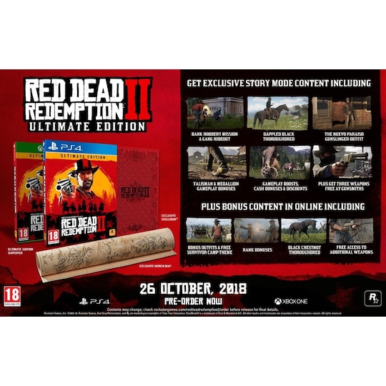 Red Dead Redemption 2: Ultimate - | Elgiganten