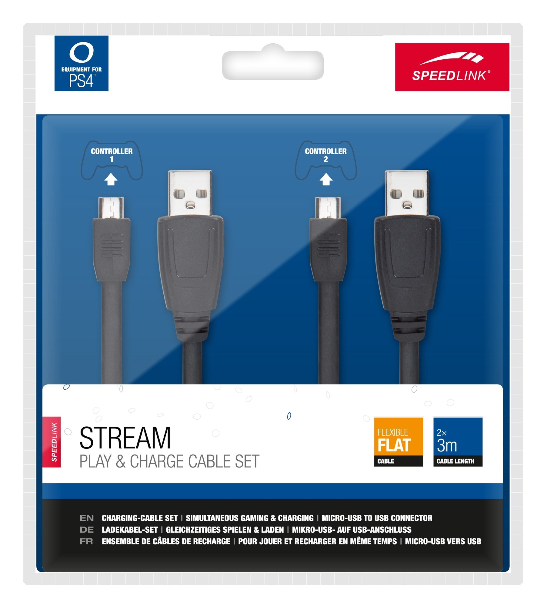SpeedLink Play & Charge kabler til PS4 | Elgiganten