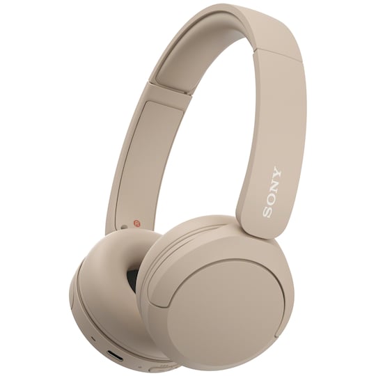 Sony WH-CH520 trådløse on-ear høretelefoner (beige) | Elgiganten