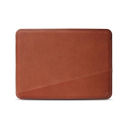 Decoded Macbook 16"" Leather Frame Sleeve Chocolate Brown