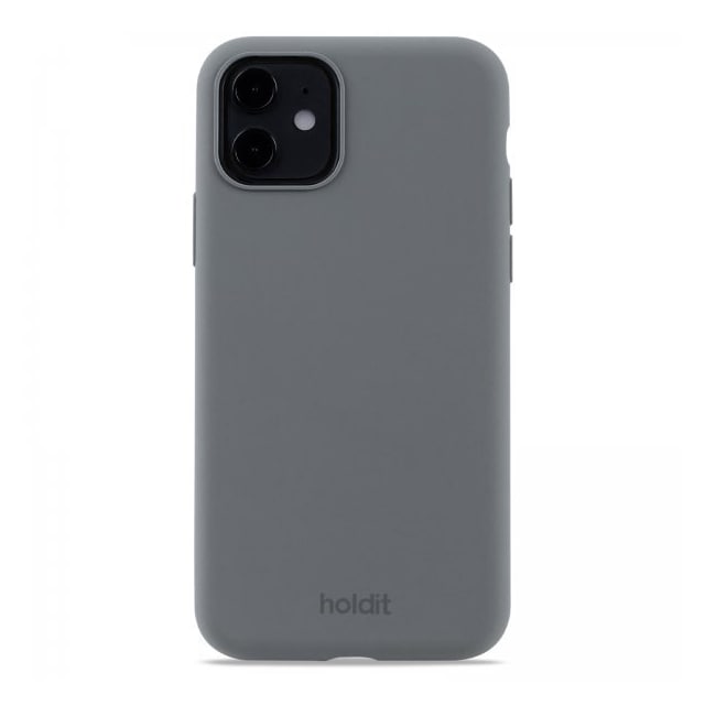 holdit iPhone 11 Cover Silikone Space Gray