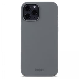 holdit iPhone 12/iPhone 12 Pro Cover Silikone Space Gray