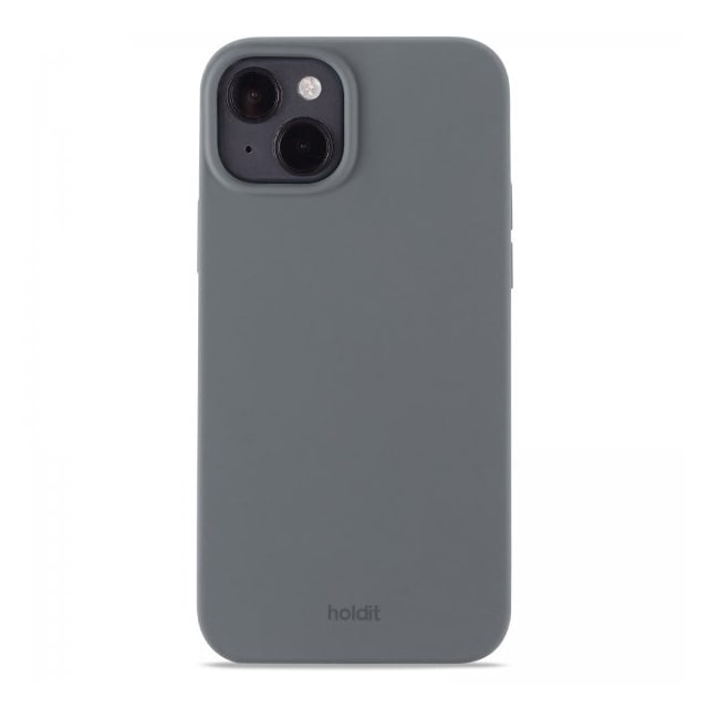 holdit iPhone 14 Plus Cover Silikone Space Gray