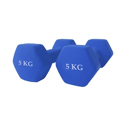 ASG NEOPRENE DUMBBELL SET 5KG