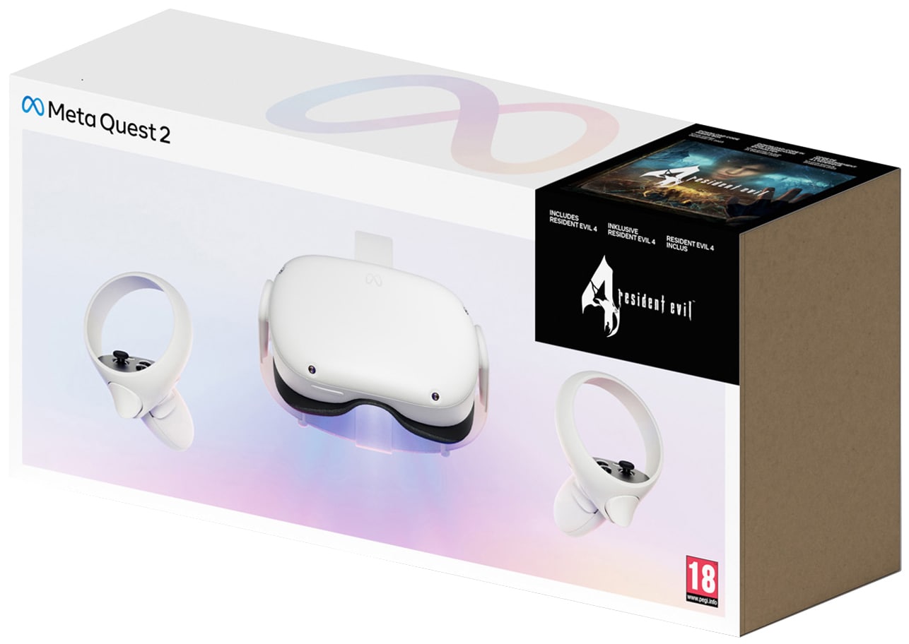 Meta Quest 2 VR bærbart headset Resident Evil 4-bundt (128 GB) | Elgiganten