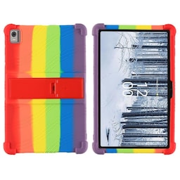 Nokia T21 Blødt Silikone Beskyttende Tabletetui Cover Rainbow Pride
