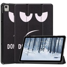 Nokia T21 Trifold Stand Sleep Wake Tabletcover-etui - Rør ikke ved mig