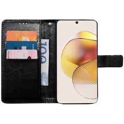 Wallet cover 3-kort Motorola Moto G73 - Sort