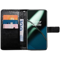 Wallet cover 3-kort OnePlus 11 - Sort