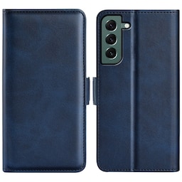 SKALO Samsung S23 Plus Premium Wallet Flip Cover - Blå