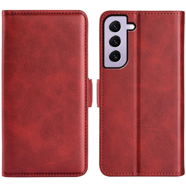 SKALO Samsung S23 Premium Wallet Flip Cover - Rød