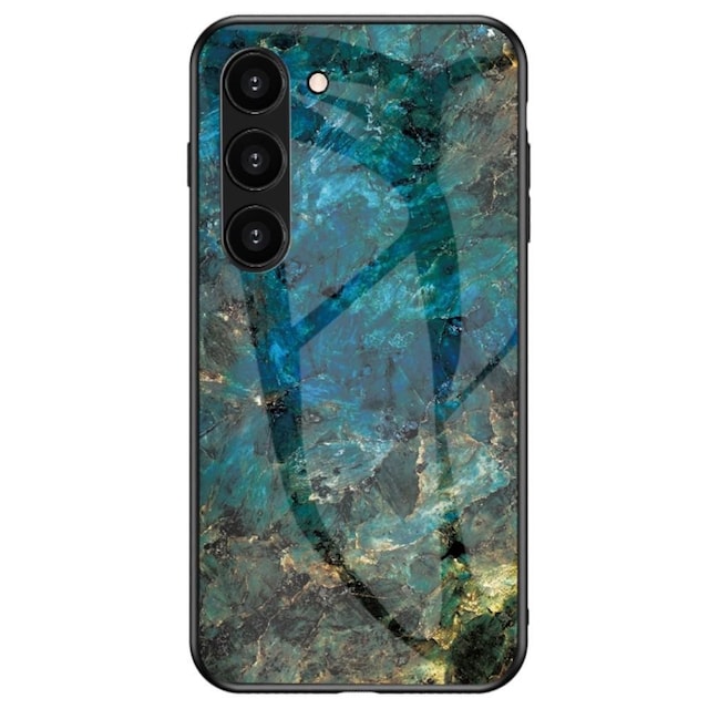 SKALO Samsung S23 Marmor hærdet glas TPU Cover - #1