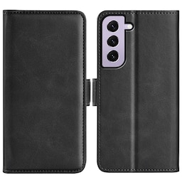 SKALO Samsung S23 Premium Wallet Flip Cover - Sort