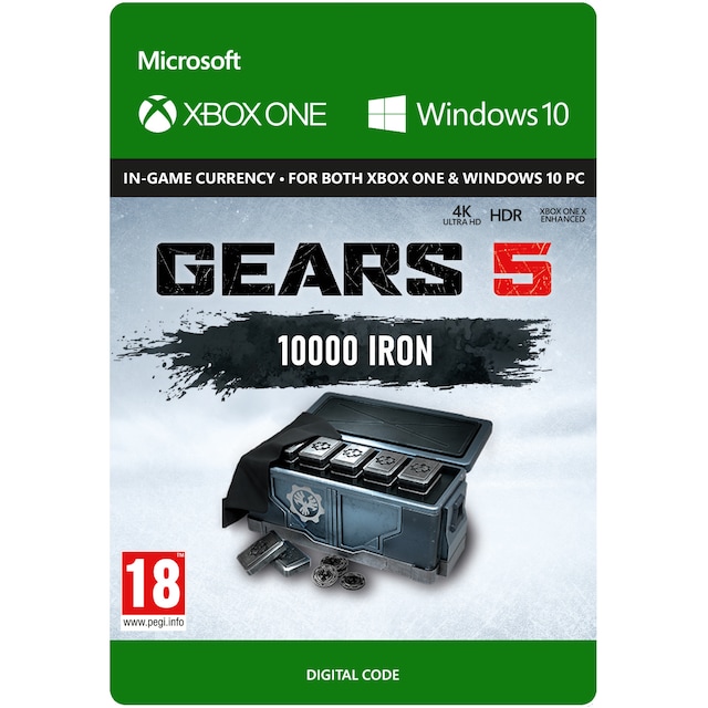 Gears of War 5: 10,000 Iron + 2,500 Bonus Iron - PC Windows,XBOX One