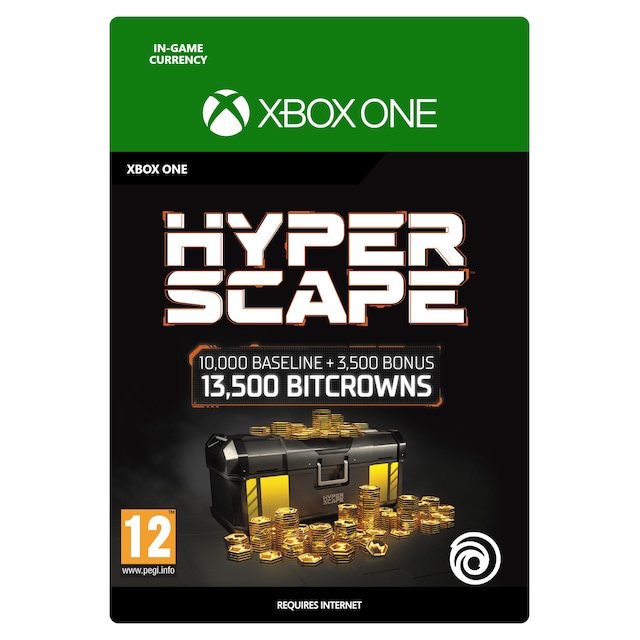 Hyper Scape Virtual Currency: 13500 Bitcrowns Pack - XBOX One