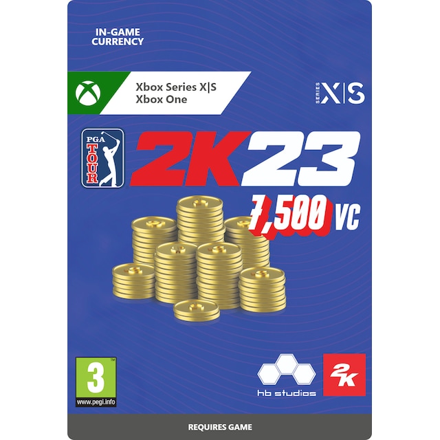 PGA Tour 2K23 - 7,500 VC Pack - XBOX One,Xbox Series X,Xbox Series S