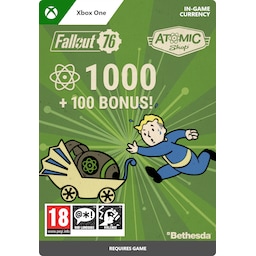 Fallout 76: 1000 (+100 Bonus) Atoms - XBOX One
