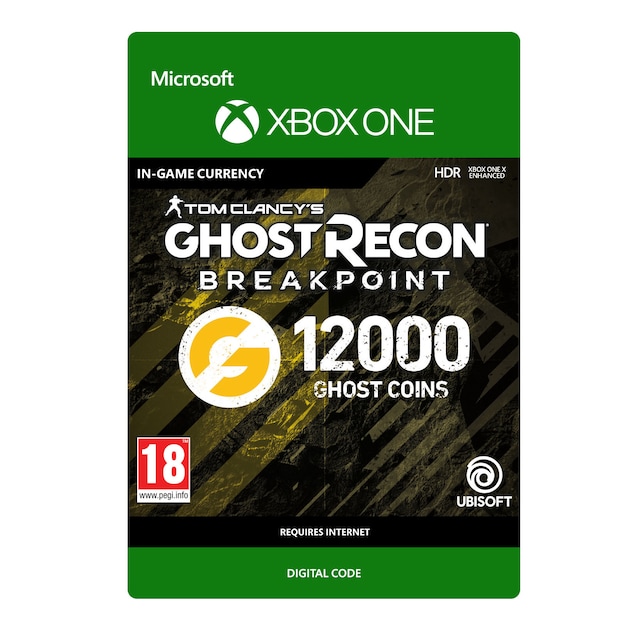 Ghost Recon Breakpoint: 9600 (+2400 bonus) Ghost Coins - XBOX One