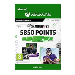 MADDEN NFL 21 - 5850 Madden Points - XBOX One,Xbox Series X,Xbox Serie
