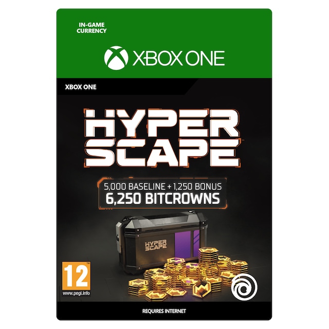 Hyper Scape Virtual Currency: 6250 Bitcrowns Pack - XBOX One