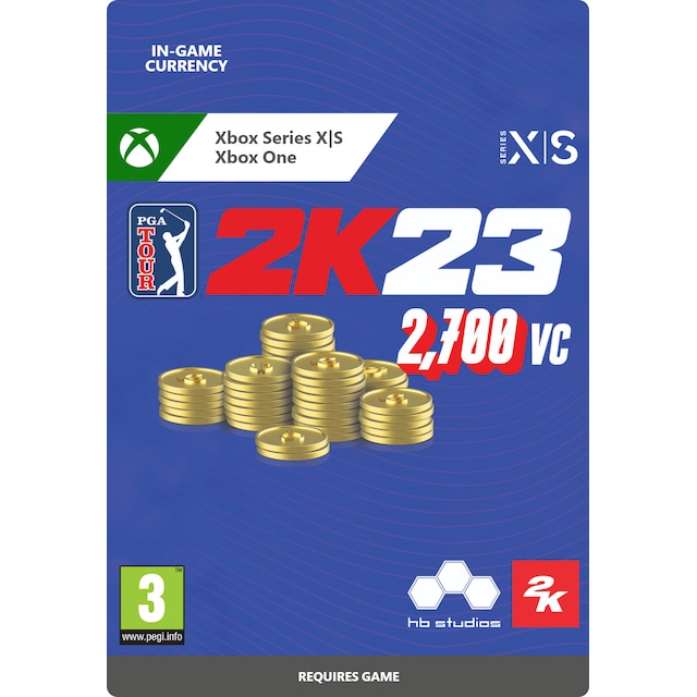 PGA Tour 2K23 - 2,700 VC Pack - XBOX One,Xbox Series X,Xbox Series S