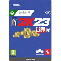 PGA Tour 2K23 - 1,300 VC Pack - XBOX One,Xbox Series X,Xbox Series S