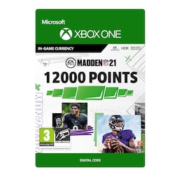 MADDEN NFL 21 - 12000 Madden Points - XBOX One,Xbox Series X,Xbox Seri