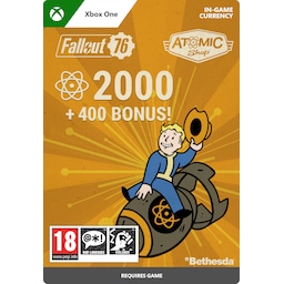 Fallout 76: 2000 (+400 Bonus) Atoms - XBOX One